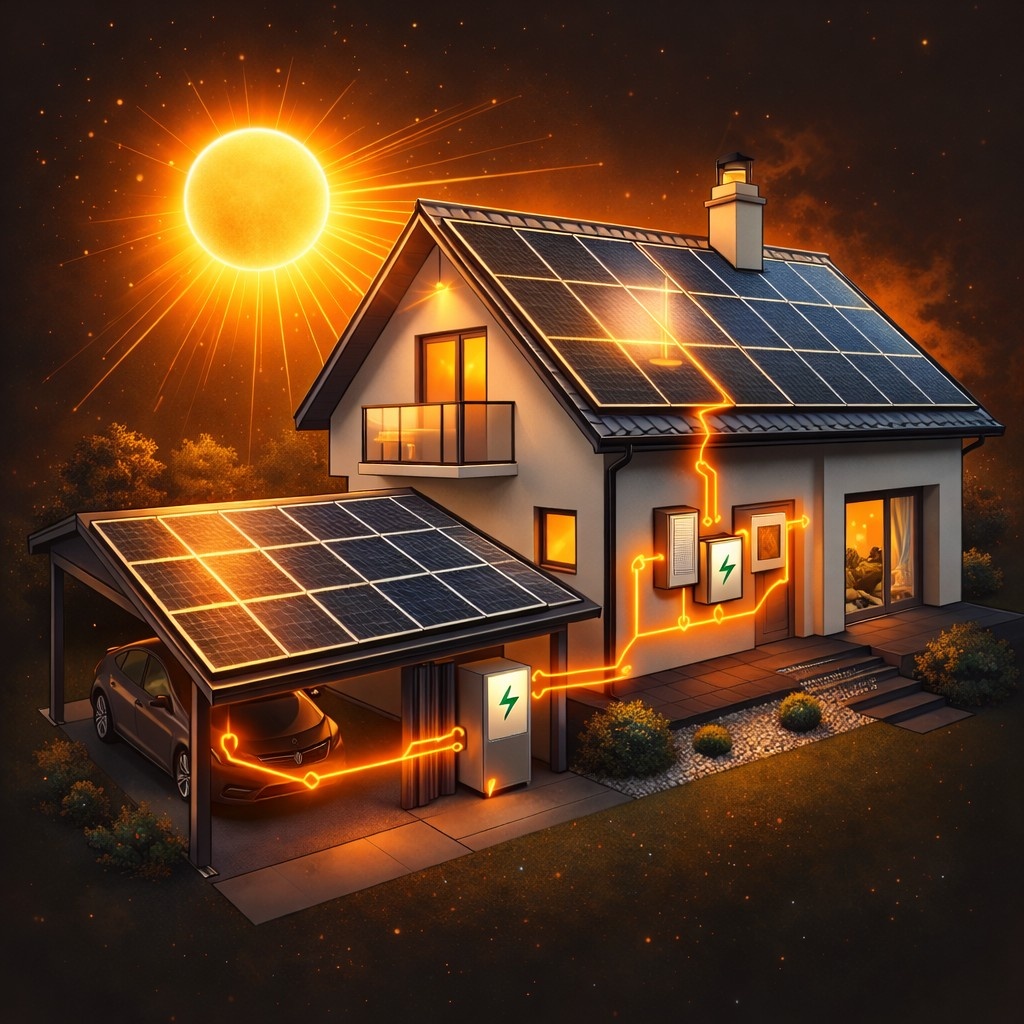 Sonnenenergie für nachhaltiges Wohnen